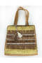 EMBELISHED JUTE BAG
