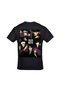 Kpop Demon Hunters Saja Boys Front and Back Printed Unisex Black Tshirt - 3