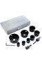 11 Piece Pancho Set Wood Cutting Saw Drill Bit Set Drywall Ceiling Cutting