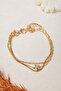 Star Model Multi Chain Model Gold Bracelet - 6
