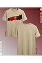 Unisex Women's Men's Eye Printed Oversize Comfortable Daily Use Combed Cotton T-Shirt - 2