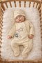 Seasonal 10 Piece 100% Organic Newborn Baby Boy Hospital Discharge Bodysuit Set 0-3 Months Boxed - 4