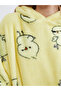 Esvab • Modern & Distinctive Hooded Loose Fit Women's Plush Pajama Top - 3