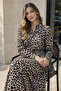 Patterned Viscose Dress Leopard B2590 Leopard - 2