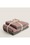 Zigzag 100% Cotton Family Set Plum/Anthracite