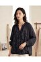 Women's Oversize Viscose Shirt with Ruffle Detail