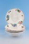 Flower Bouquet Gold Gilded 4 Piece Porcelain Bowl