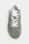 Deyz Gray Genuine Suede Lace-Up Women's Sports Shoes - 6