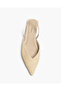 BRAIDED FLAT SLINGBACK IN NATURAL - 5