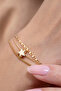Star Model Multi Chain Model Gold Bracelet - 3