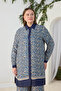 Navy Blue Garni Patterned Tunic - 4