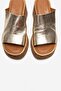 Marc Gold Genuine Leather Wedge Heeled Women's Slippers - 2