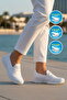 White Mesh Lightweight Flexible Easy-To-Wear Women's Casual Shoes 575 g