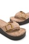 Adara Lia Women's Flip Flops 0012520 Mink Suede - 2