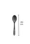 Hard Tip Heat Resistant Silicone Ladle Spoon Set 4 Pieces 28cm/22cm/20cm Spoon 28cm Ladle - 3
