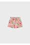 Girl's Floral Patterned Shorts - 03221 - 2