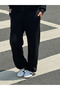 Women's Black Sweatpants Wide Leg Oversize Jogger Pants High Waist Comfortable Fit Casual Sports Bottoms