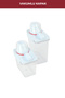 2-Pack Leak-Proof Cat and Dog Food Storage Containers 1100 ml and 1800 ml - 8