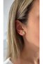 Stainless Steel Lucky Figure Figured Gold Color Stylish Elegant Anti Allergic Women Earrings - 3