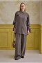 Aller Detailed Tensel Suit Dark Mink - 4
