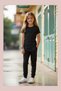 Armi̇kids 4-Piece Girls' Printed Top and Bottom Set with Color Options - 7