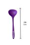 Hard Tip Heat Resistant Silicone Ladle Spoon Set 4 Pieces 28cm/22cm/20cm Spoon 28cm Ladle - 5