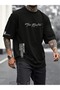 -Erkek 3 Thread Oversize T-Shirt – Casual Elegance & Comfort the Boston