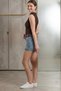 Women's Coffee-Colored High-Neck Lace Blouse - Stylish Transparent Top 4759 - 5