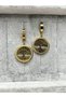 Steel Tree of Life Hoop Earrings - 2