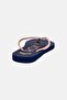 Kids Girl Sparkle Slip On Slipper, Navy Blue - 4