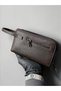 100% Genuine Leather Unisex Handbag Money Portfolio - the Best Gift for Men & Women - Black