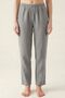 Gray 100% Cotton Muslin Fabric Women's Trousers with Elastic Waist - Women's Hajj Umrah Trousers - 5