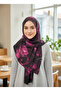 Müslüm, Floral Leaf Patterned Wrap Shawl – Elegant, Non-Slip, Sweat-Resistant and Comfortable to Use 75 X 200 cm