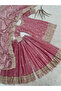 Pink Silk Top Bottom & Dupatta - HRT7522 - Pink - 5