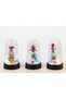 New year's themed lighted decorative glass lantern alk5076