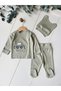 100% Cotton 0-3 Months Newborn Baby Hospital Release Set of 3 - 5