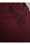 Luxury Stone Embroidered Mother's High-Quality Combed Cotton (New Season - 2026) - 3