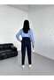 Back Pocket Detailed Fabric Pants Jn0050 - 2