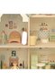Wooden Dollhouse and Furniture Set - Figured & 2-Story (31 Pieces) - 4