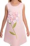 Powder Girls 3D Floral Bouquet Dress with Headband 3-7 Years 36098Pr - 5