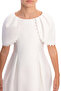Ecru Girls Pearl Trim Cape Dress 8-14 Age 36095Pr - 5