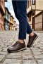 2103 Lisans Comfortable, Lightweight, Flexible, Elastic Laced Genuine Leather Men's Shoes - 2