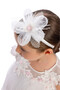 Ecru Girl's Lace Collar Tulle Evening Dress Event Dress 3-4-5-6-7 Years Old 36022Pr - 6
