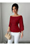 Women's Wide-Sleeve Detailed Blouse - 4