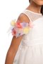 Floral Detailed Long Graduation and Special Occasion Girls Evening Dress 3-4-5-6-7 Years Old 36071Pr - 6