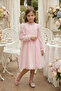 Pink Girls Long Sleeve Dress 3-7 Years 36251Pr