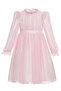 Pink Girls Long Sleeve Dress 3-7 Years 36251Pr - 2