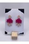 Cercei handmade Hibiscus