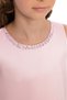 Stone Collar Detailed Satin Balloon Girl's Graduation Evening Dress 8-9-10-11-12-13-14-15 Years Old 36113Pr - 5