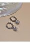 Flower Hoop Earrings with Zircon Stone Xuping - 4
